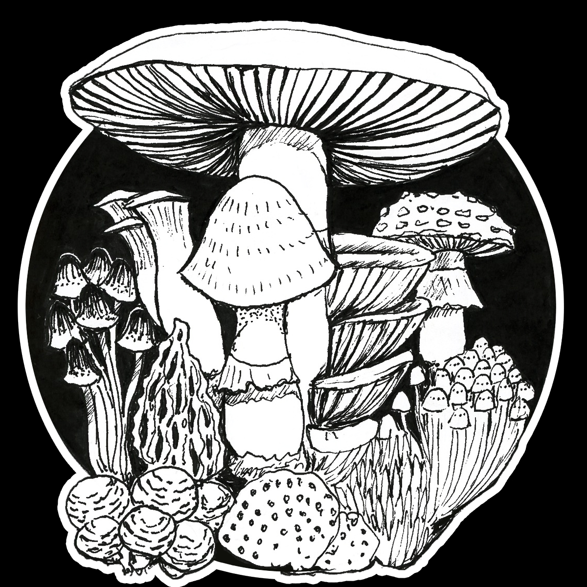 mushroom-sticker